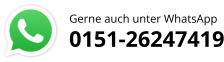 0151-26247419 Gerne auch unter WhatsApp