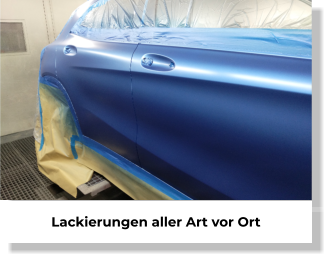 Lackierungen aller Art vor Ort